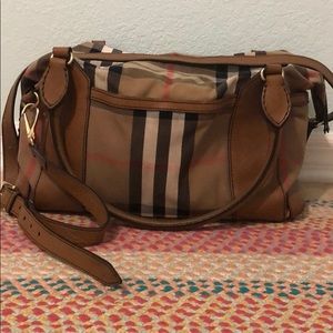 Burberry diaper bag